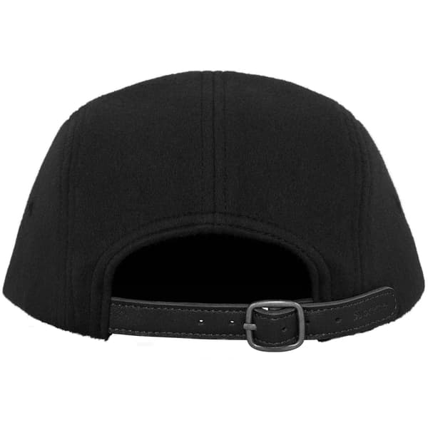 Supreme Wool Camp Cap - Black (front)