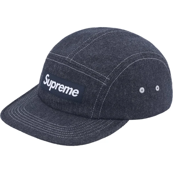 Supreme Wool Camp Cap - Denim (front)