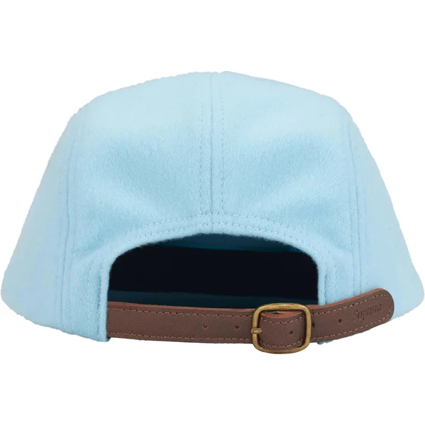 Supreme Wool Camp Cap - Light Blue (front)