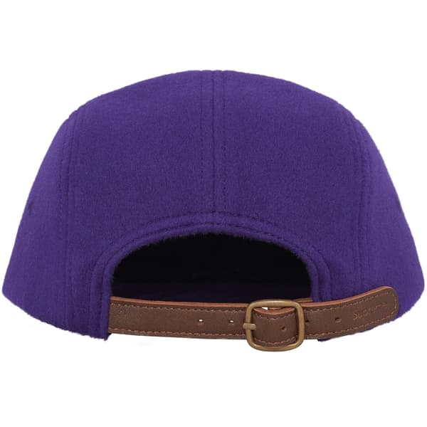 Supreme Wool Camp Cap - Purple (front)