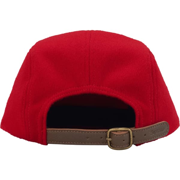 Supreme Wool Camp Cap - Red (front)