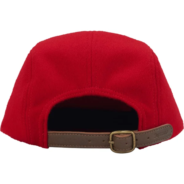 Supreme Wool Camp Cap - Red (front)