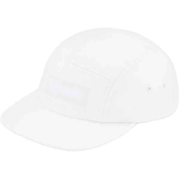 Supreme Wool Camp Cap - White (front)