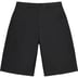 Supreme Wool Trouser Short - Black (front)