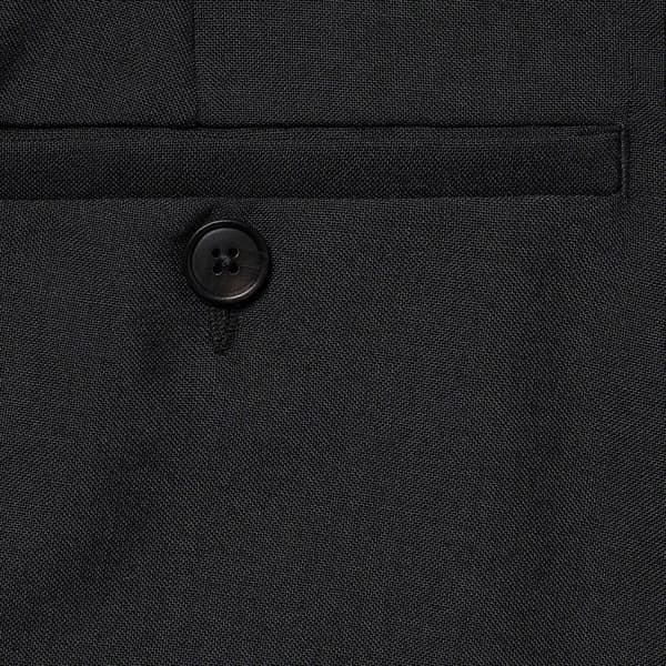 Supreme Wool Trouser Short - Black (front)