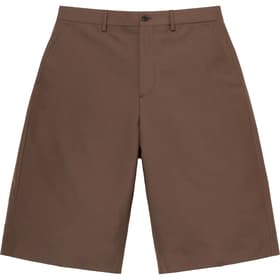 Supreme Wool Trouser Short Brown