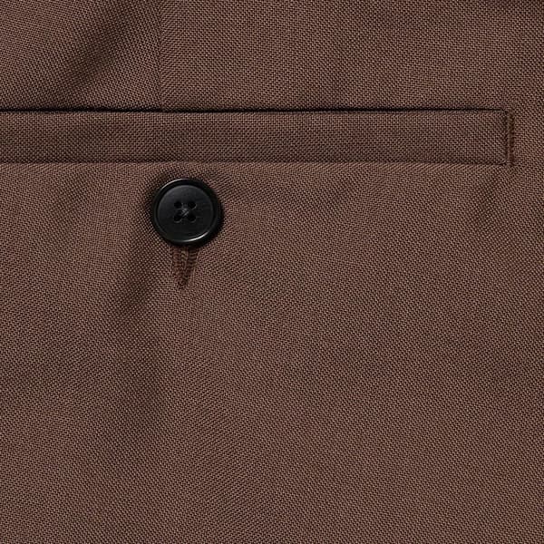 Supreme Wool Trouser Short - Brown (front)