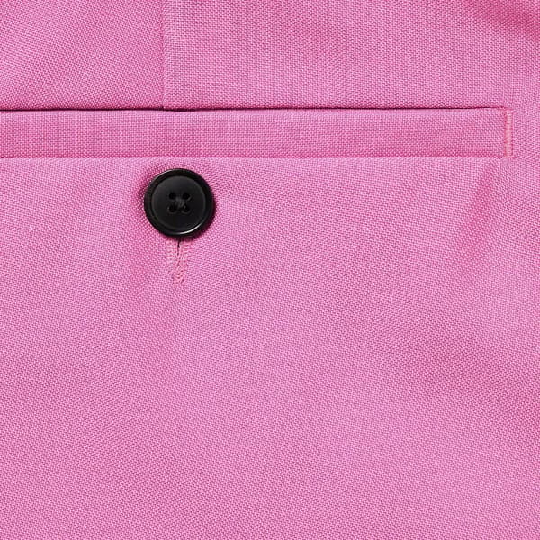Supreme Wool Trouser Short - Pink (front)