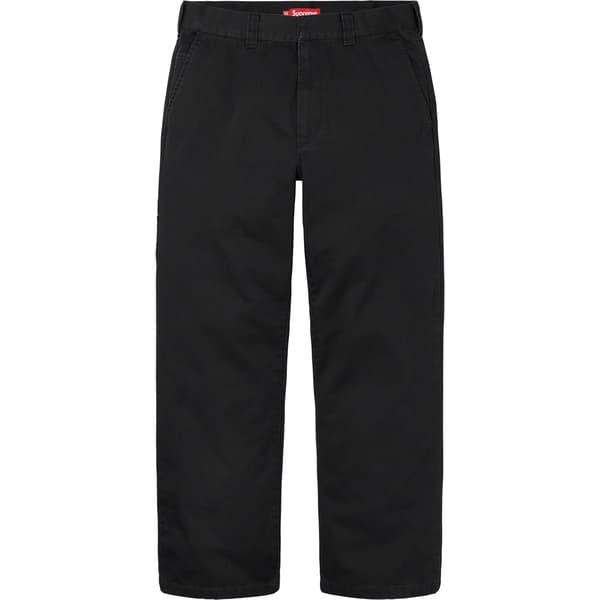 Supreme Work Pant - Black (front)