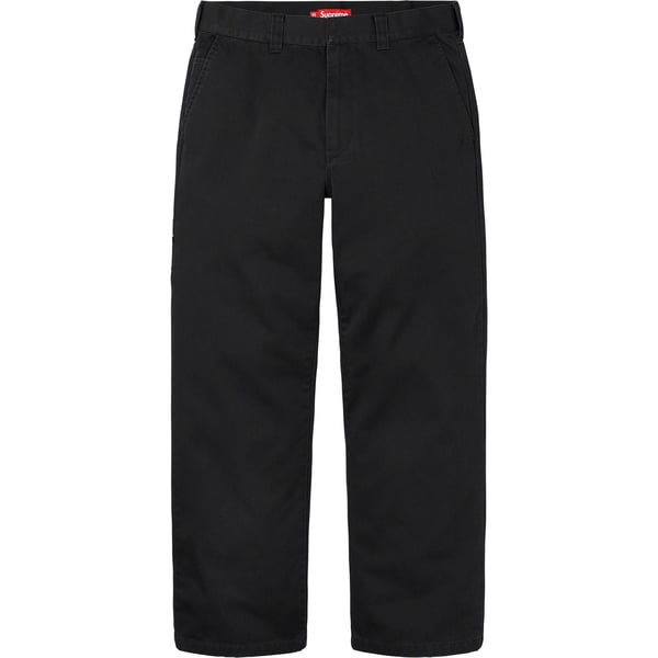 Supreme Work Pant - Black (front)