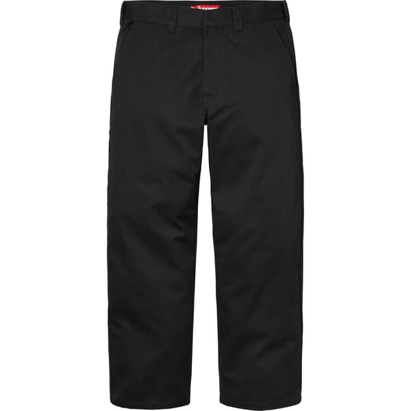 Supreme Work Pant - Black (front)