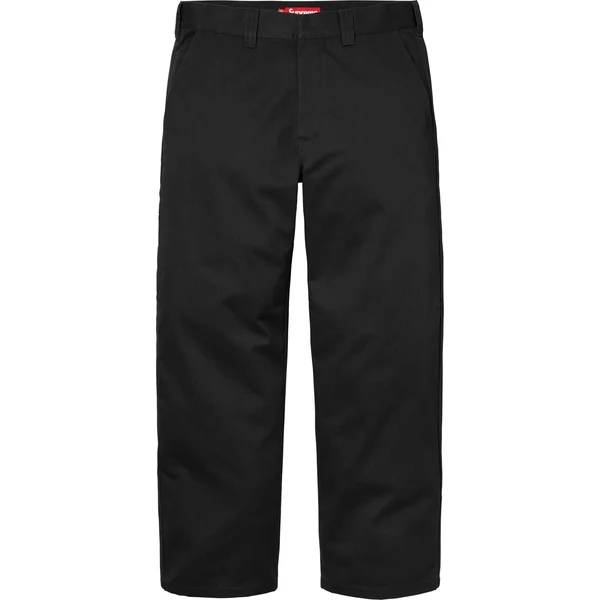 Supreme Work Pant - Black (front)
