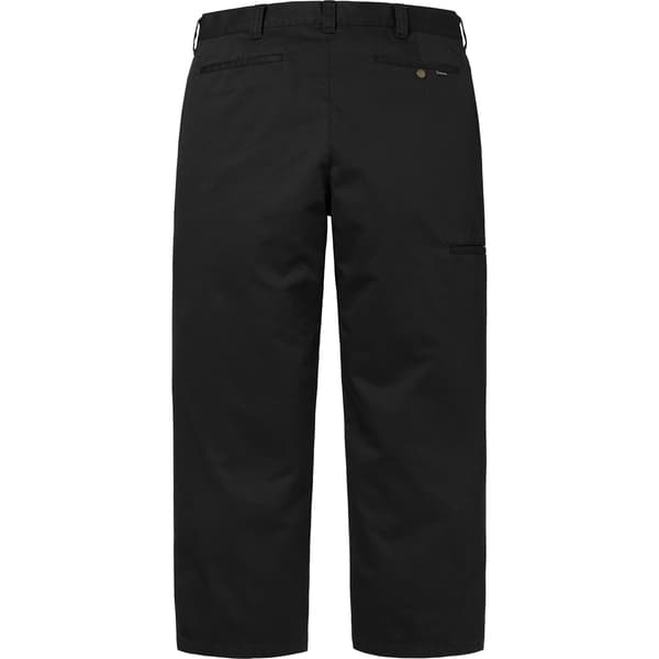 Supreme Work Pant - Black (front)