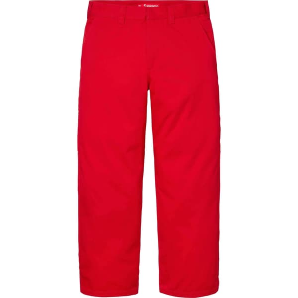 Supreme Work Pant - Bright Red (front)