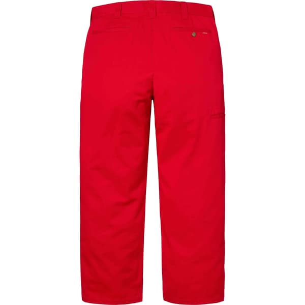 Supreme Work Pant - Bright Red (front)