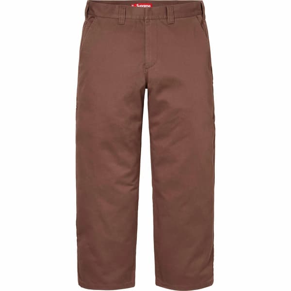 Supreme Work Pant - Brown (front)