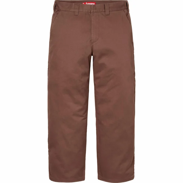 Supreme Work Pant - Brown (front)