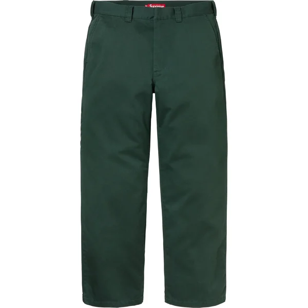 Supreme Work Pant - Dark Green (front)