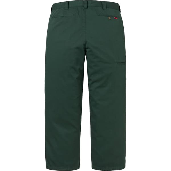 Supreme Work Pant - Dark Green (front)