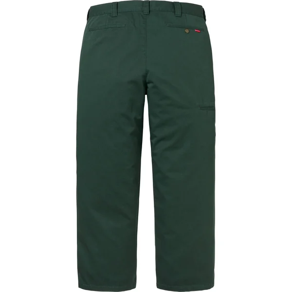 Supreme Work Pant - Dark Green (front)