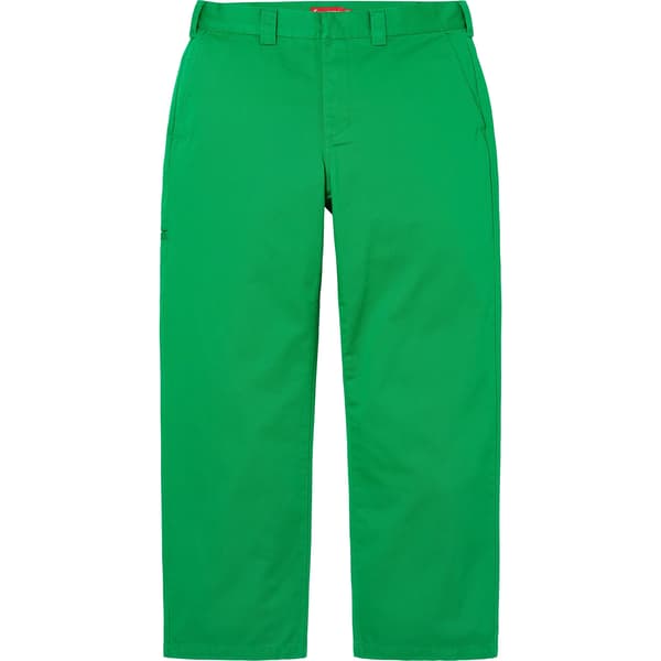 Supreme Work Pant - Green (front)