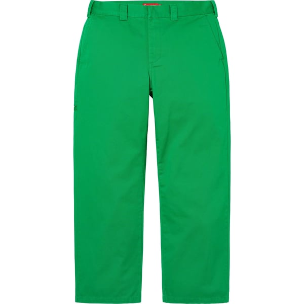 Supreme Work Pant - Green (front)