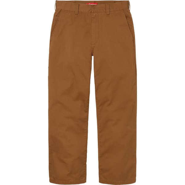 Supreme Work Pant - Light Brown (front)