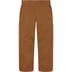 Supreme Work Pant - Light Brown (front)