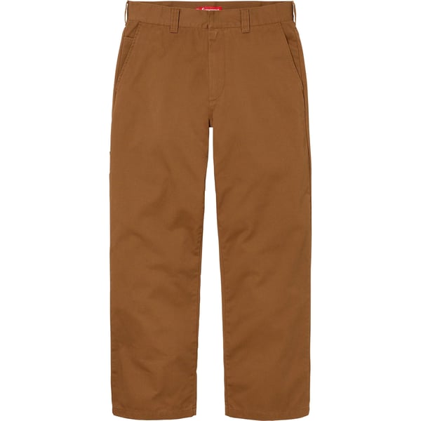 Supreme Work Pant - Light Brown (front)