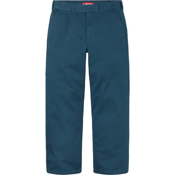 Supreme Work Pant - Light Navy (front)