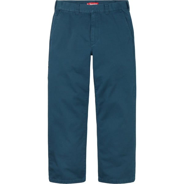 Supreme Work Pant - Light Navy (front)