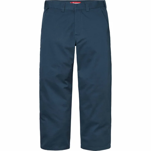 Supreme Work Pant - Light Navy (front)