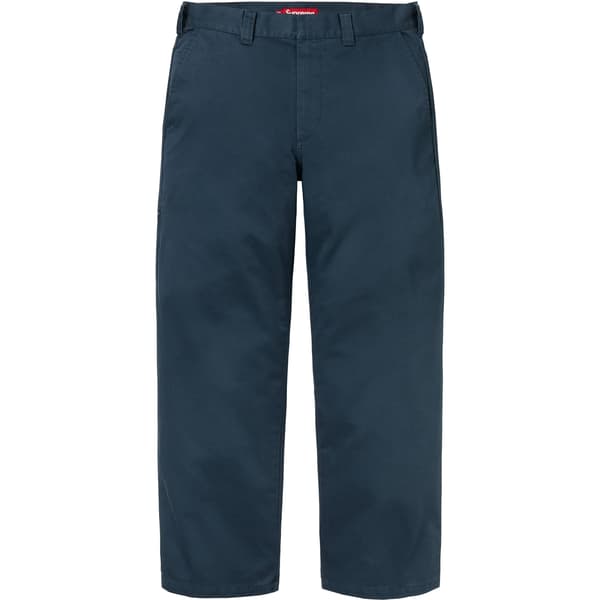 Supreme Work Pant - Light Navy (front)