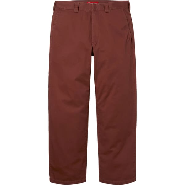 Supreme Work Pant - Mahogany (front)