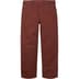 Supreme Work Pant - Mahogany (front)