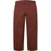 Supreme Work Pant - Mahogany (front)
