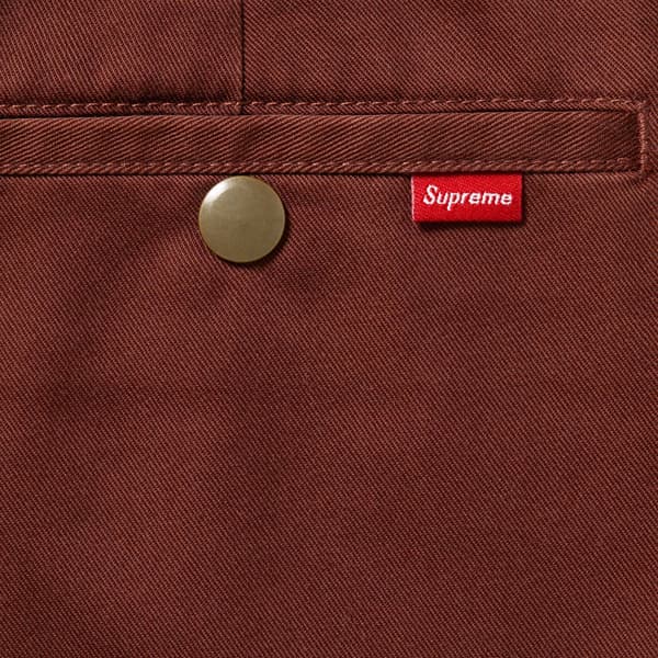 Supreme Work Pant - Mahogany (front)