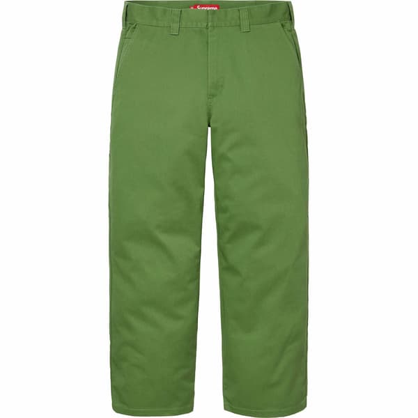 Supreme Work Pant - Olive (front)