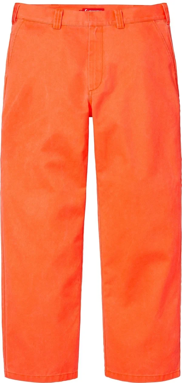 Supreme Work Pant - Orange (front)
