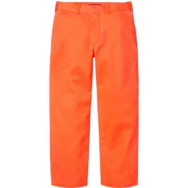 Supreme Work Pant - Orange (front)