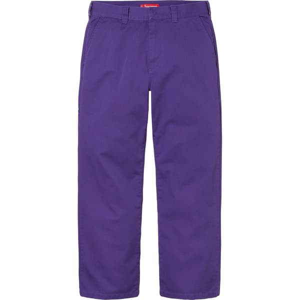 Supreme Work Pant - Purple (front)