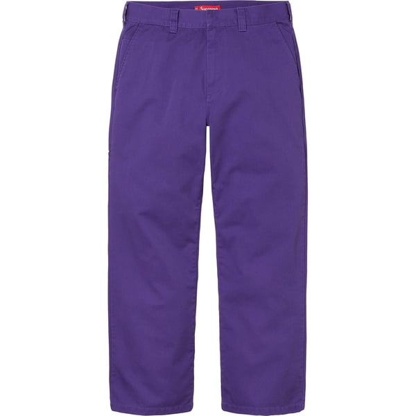 Supreme Work Pant - Purple (front)