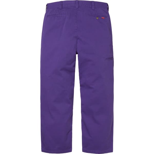 Supreme Work Pant - Purple (front)