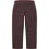 Supreme Work Pant - Red Plaid (front)