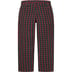 Supreme Work Pant - Red Plaid (front)