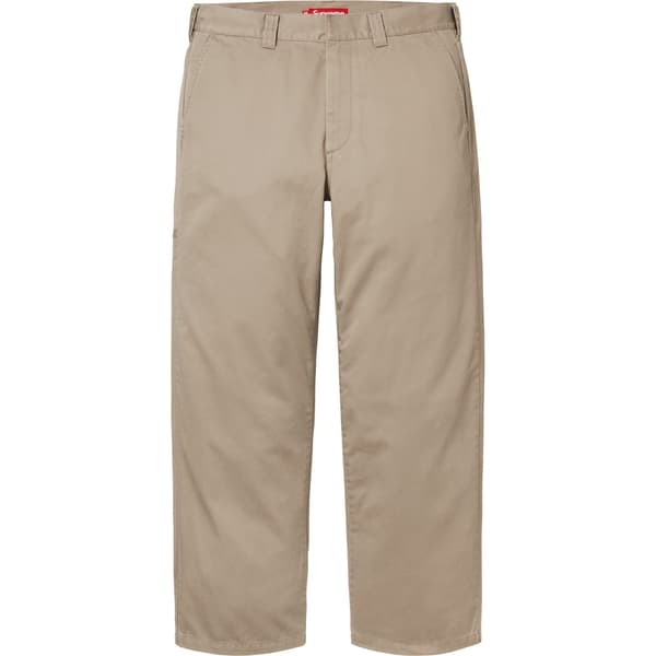 Supreme Work Pant - Tan (front)