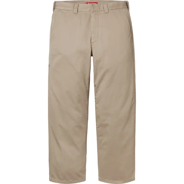 Supreme Work Pant - Tan (front)
