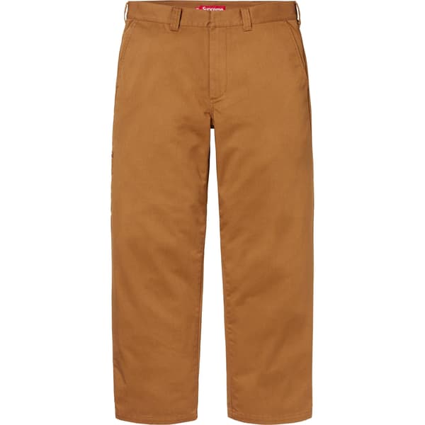 Supreme Work Pant - Tan (front)