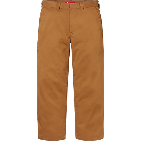 Supreme Work Pant - Tan (front)