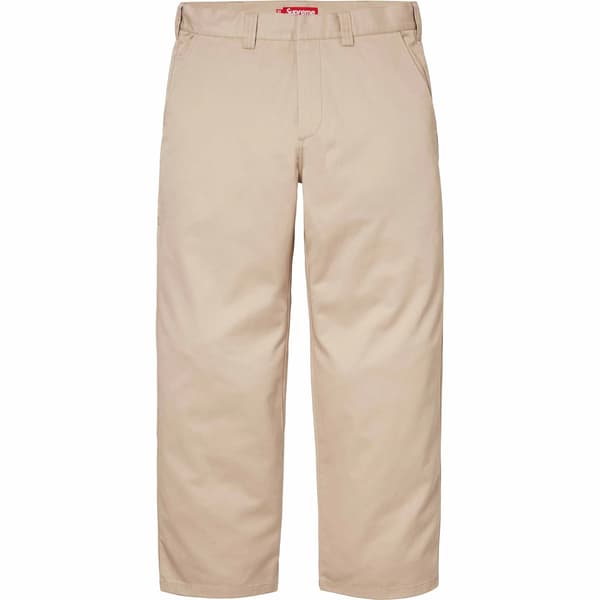Supreme Work Pant - Tan (front)